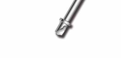 Frese twinkon 4 Le frese con stop lunghe 4,8 mm garantiscono il posizionamento corretto del colletto dell impianto traendo così il massimo vantaggio dal concetto di «tissue creeping Profi le».