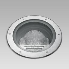 Incassi a terra ESTERNI INGROUND 350 ±γ = 20 4mm Ø370 Anello in acciaio inox AISI 316L O7600 35W MT G12 CR O7615 150W MT G12 CR O7620 70W MT G12 CR 30 x44 O76 150W MT G12 CR 418 G12 35W MT 70W MT