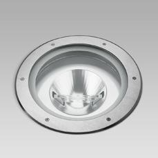 Incassi a terra ESTERNI INGROUND SHORT 350 Code WATT Lamp Ø370 Control 186 4mm Anello in acciaio inox AISI 316L O7652 70W MD RX7s CR RX7s 70W MD 30 Accessori Code Controcassa da interrare in