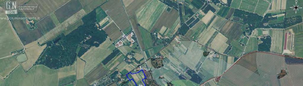 APOT n 2 Ferretto (ID 3) L area individuata è adiacente alla chiesa della frazione di Ferretto, sul lato opposto ad est confina con la parte terminale di un