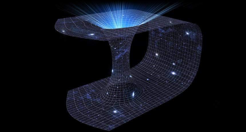 Wormhole Un ponte di Einstein-Rosen, detto wormhole, è una ipotetica caratteristica dello spazio-tempo che permetterebbe di viaggiare nell'universo più velocemente di quanto impiegherebbe la luce a