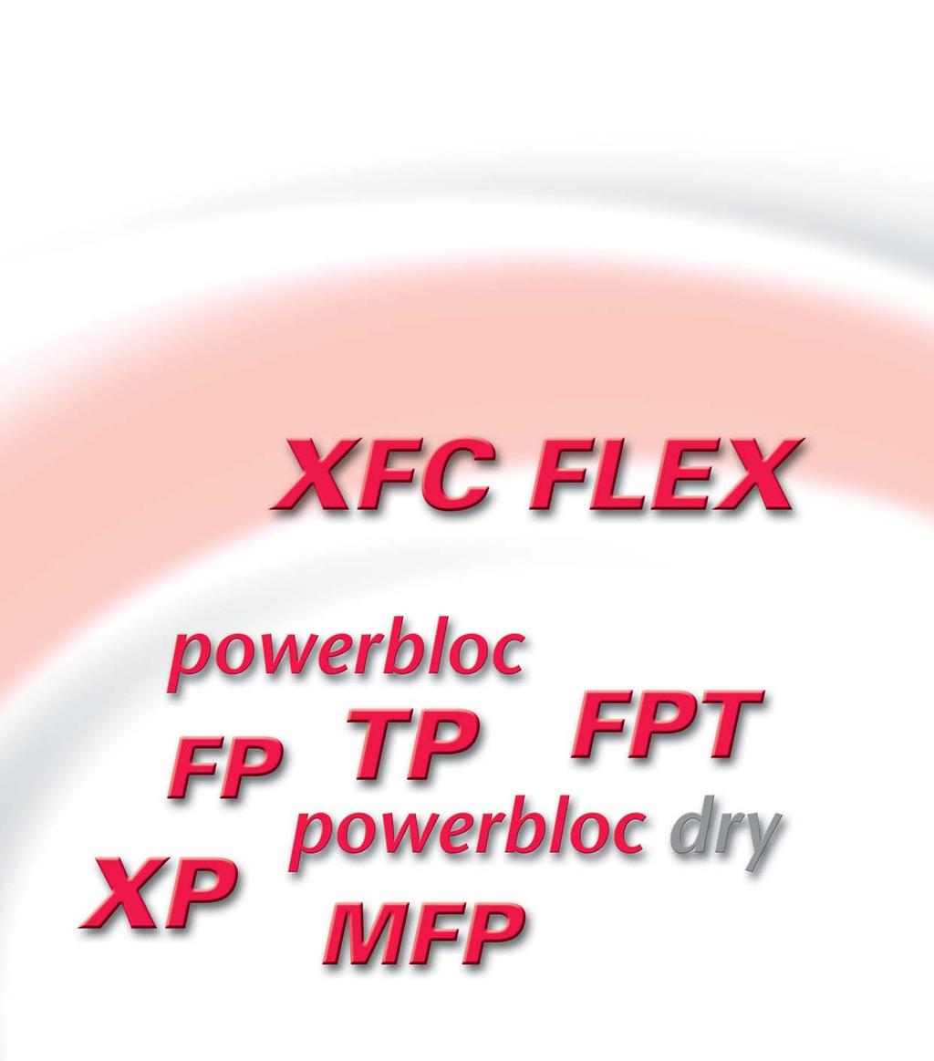 Maggiore potenza per trazio powerbloc / powerbloc dry XFC FLEX Powerbloc, powerbloc dry e XFC FLEX sono batterie monoblocco per tutti gli impieghi di trazione leggera dalle macchine pulitrici ai