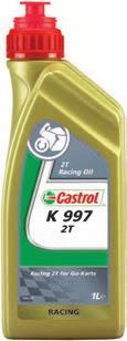 LUBRIFICANTI + COMPLEMENTARI I CASTROL I PRODOTTI RACING K997 Olio da competizione per go-kart 2T.