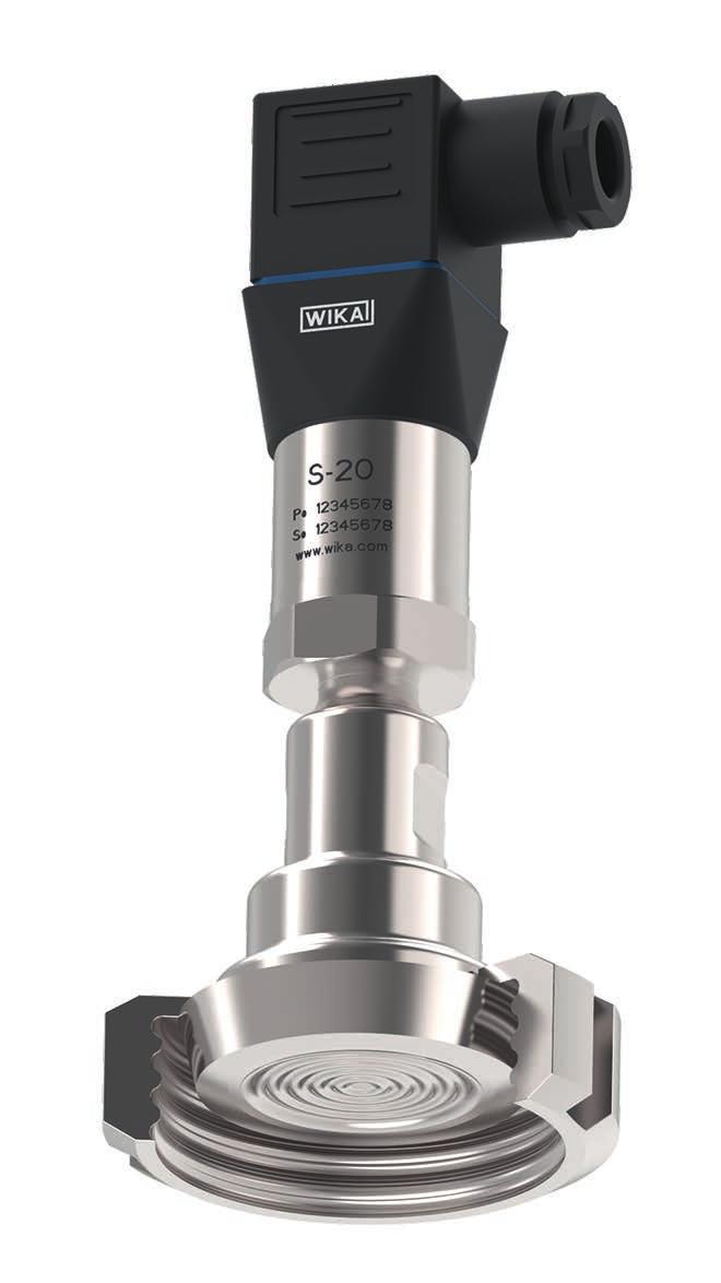 DSS18T raffigurato su un adattatore per tubo Sensore di pressione Non inclusi nella fornitura Guarnizione