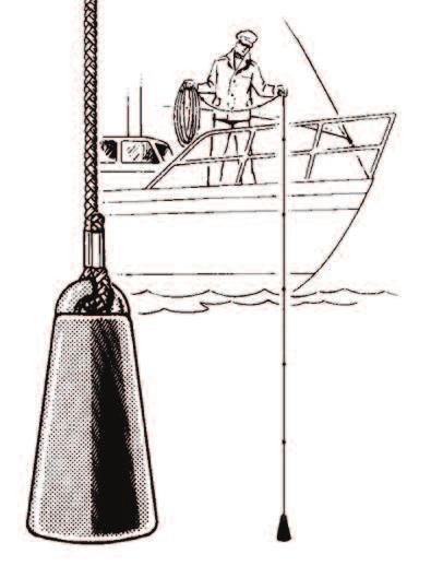 SCANDAGLIO E SOLCOMETRO SCANDAGLIO Serve a misurare la profondità del mare. È composto da una sagola (cima di piccolo diametro) e un piombo.
