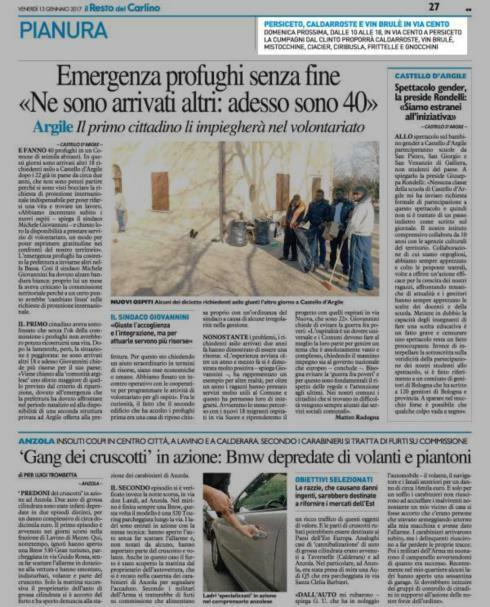 13 gennaio 2017 Pagina 27 Il Resto del Carlino (ed.