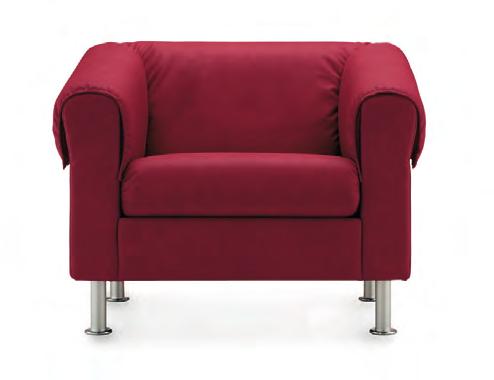 The handcrafted design of the upholstery, enriched with special finishes, gives