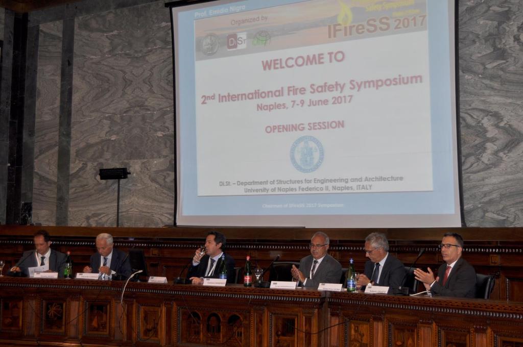 Il Symposium IFireSS 2017, di livello internazionale, ha visto la presenza attiva di circa 180 partecipanti, esperti di Sicurezza Antincendio, provenienti dall Italia, dall Europa e dal mondo, che