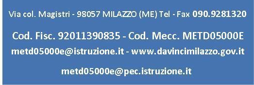 Milazzo, 19/04/2017 CIRCOLARE n. 140 p.c. AI SIGG. DOCENTI AGLI ALUNNI AI GENITORI AL DSGA OGGETTO: Adozione libri di test