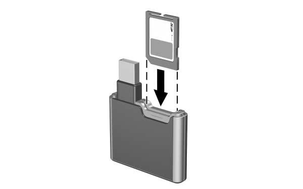 Unità disco Installazione di una scheda di memoria SD opzionale Per installare una scheda di memoria SD nel Digital Drive: 1.