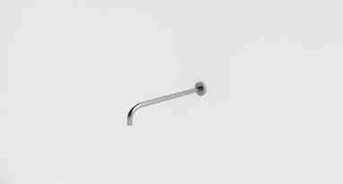 soffione doccia a parete Wall-mounted shower arm Acciaio Steel ucido olished Satinato Brushed Acciaio