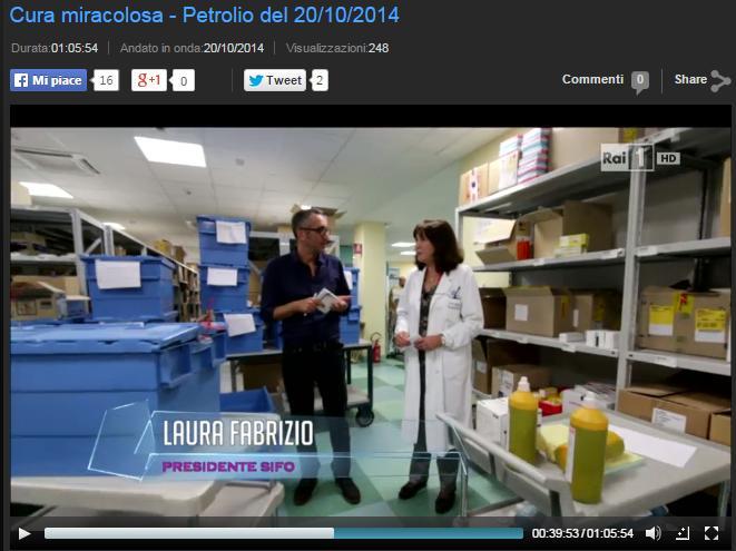 RAI 1 PETROLIO TV 20/10/2014 TRASMISSIONE PETROLIO ANDATA IN ONDA SU RAI 1, LUNEDI 20 OTTOBRE 2014, ALLE ORE 23:25.