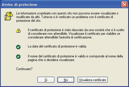 Funzionalità di protezione Per gli utenti di Windows 2000/XP e Windows Server 2003/2008 7 a Avviare il browser.