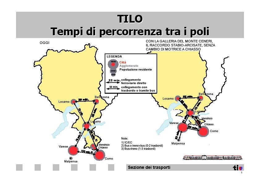 Modulo 1 Il Locarnese oggi: analisi e tendenze efficacia gli agglomerati della città Ticino.