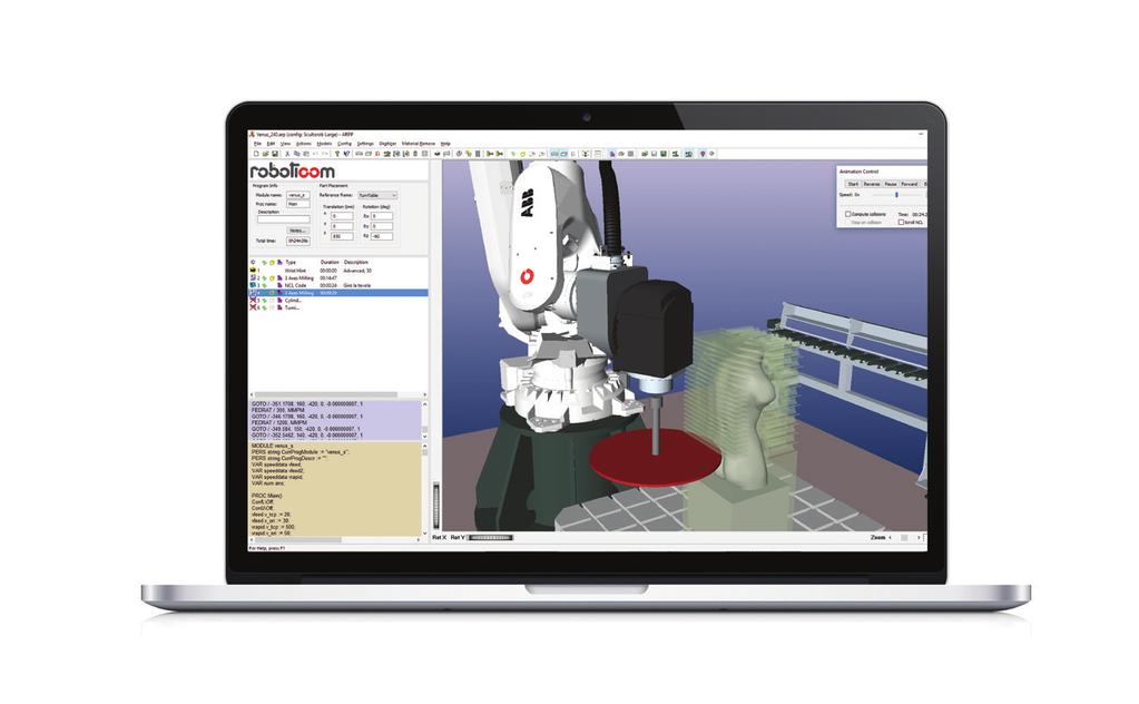 UN UNICA PIATTAFORMA SOFTWARE PER TUTTE LE ESIGENZE DI PROGRAMMAZIONE ARPP è il software di programmazione e simulazione del robot totalmente sviluppato al nostro interno.