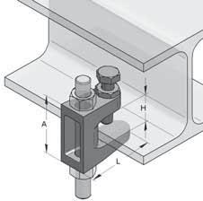 Morsetto in ghisa G 400 00 G 403 0026 G 491 0044 da M10 Morsetto in ghisa Applicazioni: Veloce e semplice connessione a Materiale: Ghisa strutture metalliche e profi lati.