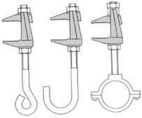 * fattore di sicurezza a rottura 4:1 Nota: non adatto per flange inclinate. Descrizione Tipo Filetto Max. carico Coppia di Dimensioni Peso Conf. Articolo ammissibile* serraggio vite 4.