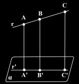 47.6 ANGOLO DI UNA RETTA CON UN PIANO 47.6.1 Il piede della perpendicolare condotta da un punto ad un piano si chiama anche proiezione ortogonale (o semplicemente proiezione) del punto sul piano.