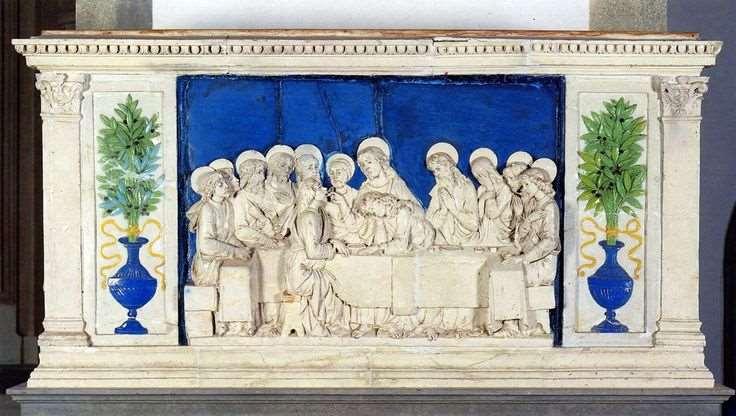 Andrea della Robbia: pulpito (Pieve delle