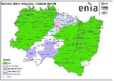 Servizio Idrico Integrato Dati sul servizio 52,455 16.6 1,468 156,408 36.4 133,908 2,444 4,687 25.