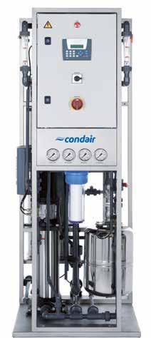 500 W Umidificazione dell'aria senza alcuna pompa propria L'umidificatore ibrido Condair DL e l'osmosi inversa Condair AT2 si completano in modo ideale.