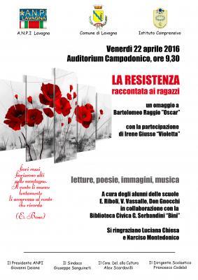 Giovedì 21 aprile 2016, ore 17,00, Sala Albino La