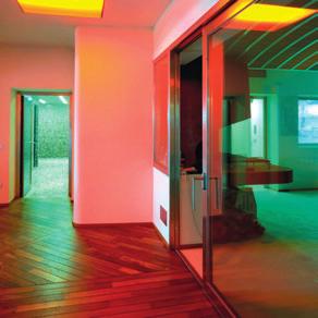 nitido acciaio INOX Realizzazione: Villa residenziale - Treviso Progetto: Studio Ing.