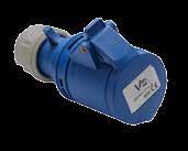 Spine e prese Plugs and sockets PRESE VOLANTI IP 44 - MOVABLE PLUGS IP44 VB-9223-6 IP44 VB-9223 2P+T 16 A 230 6