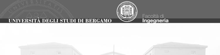 Tecnologia Meccanica Università di Bergamo