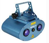 Laser tipo DPSSL; classe B; potenza laser verde (5nm) 40mW, rosso (650nm) mw; alimentazione 0Vac/50Hz; dimensioni 95 x 90 x 0mm;