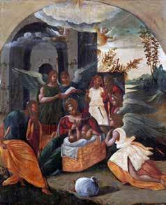 10540) претпостављаo да је ову целину насликао следбеник другог сликара исте школе и истог периода, чувеног Андреаса Павијаса (1470 1512).