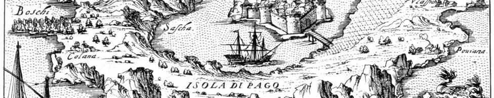 Otok Pag (Rosaccio, 1598.