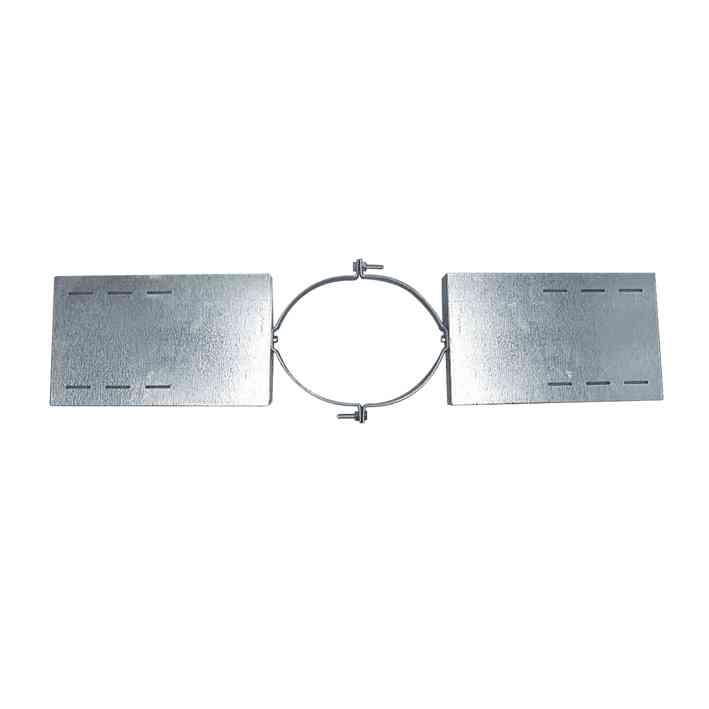 800 800 800 475032... Supporto al tetto Roof support single wall in stainless steel Ø 80 100 H 180 180 A 300 300 475023.