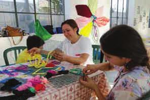 Laboratori Manulen al Villaggio Leumann Rosalbina Miglietti Gli scopi dell Associazione Amici della Scuola Leumann