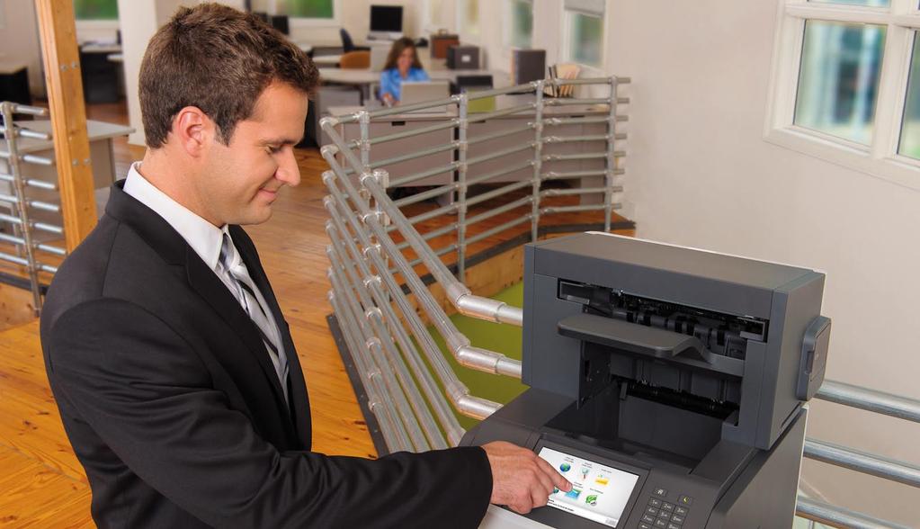 Lexmark Serie M5100 Soluzioni verticali La qualità professionale delle stampe rappresenta solo una parte della storia.