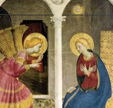 che riceve Maria dall angelo significa rallegrati e indica la gioia grande che deve avere perché Dio le ha rivolto il suo amore misericordioso.