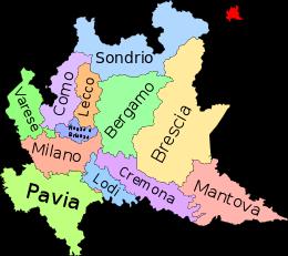 Brianza, Bergamo, Brescia, Varese Altre province lombarde (Mantova, Sondrio, Lecco, Lodi, Pavia, Como,