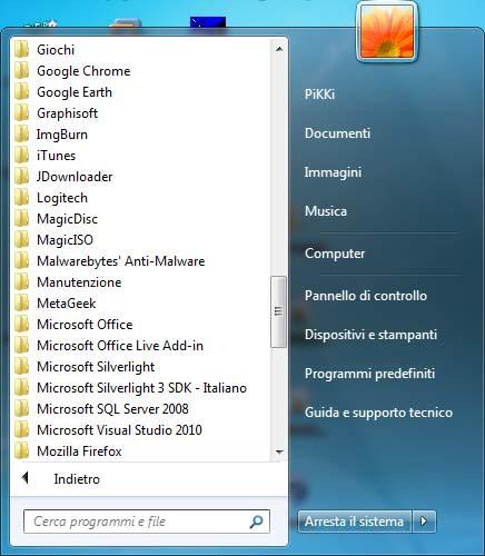 CONFIGURAZIONE PER POSTAZIONI CON SISTEMA OPERATIVO WINDOWS 7 A.