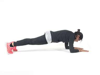 Plank forearms 30 x 3 rec 30 Side plank low with abduction 10