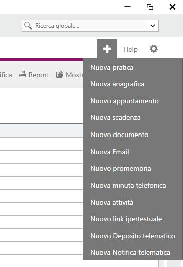 Lavorare sulla pratica generando documenti e registrando promemoria, appuntamenti e scadenze. Generare le attività che riassumono le prestazioni fatturabili per la pratica, con le relative fatture.