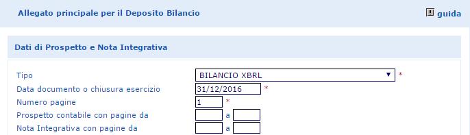 occorrerà procedere in sequenza utilizzando dapprima il pulsante Aggiungi Bilancio, per allegare il documento principale contenente il bilancio in formato XBRL, e in seguito il pulsante Aggiungi