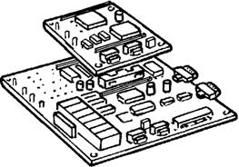 Carefully fit the additional serial board above the CPU code 10114 and then connect the wiring