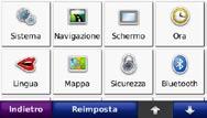 Personalizzazione del nüvi 1. Toccare Strumenti > Impostazioni. 2. Toccare l impostazione che si desidera modificare. 3. Toccare il pulsante sotto il nome dell impostazione per modificarla.