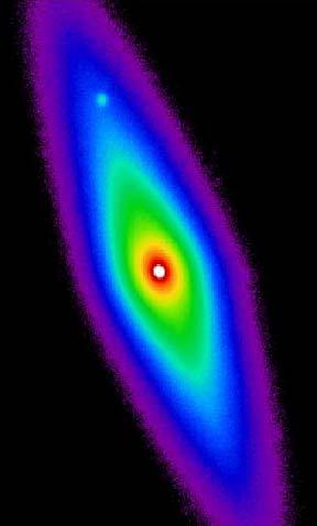 Osservazioni Si può notare la presenza di un disco attorno al bulge distinto dal disco diffuso (galassia lenticolare) Il profilo della luminosità è, però, simile a