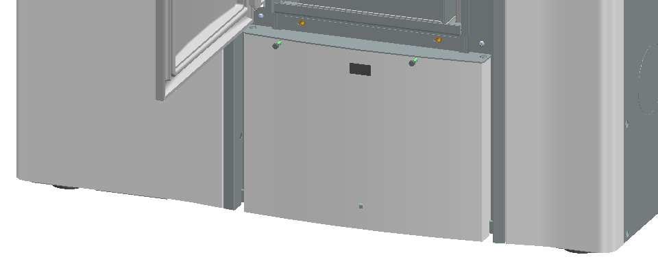 34 A B DT2033702-00 - Togliere le 2 viti [C] che fissano il frontalino inferiore [D], sollevarlo leggermente ed estrarlo tirandolo verso la parte