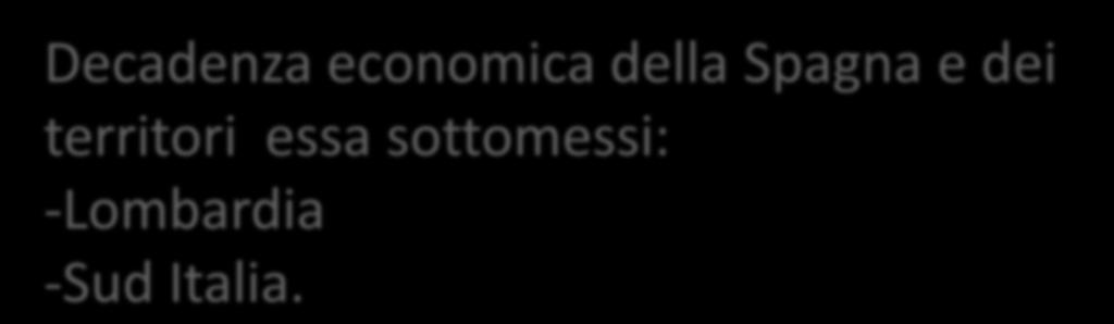 Una delle tante Crisi Decadenza economica