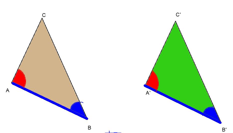 Secondo criterio di congruenza (ALA) Due triangoli sono congruenti se hanno rispettivamente congruenti un lato e i due angoli ad esso adiacenti.