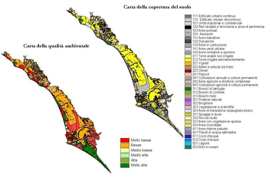 Regione Mediterranea LITORALE NORD Basso stato di conservazione 0.28 58% Agricolo 27% Artificiale 14% Naturale e seminaturale ILC UTA 0.28 ILC Provincia 0.