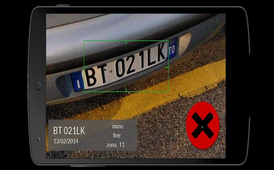 DropTicket per il Parking: controllo e verifica Nel caso in cui l utente non abbia pagato, la app darà riscontro negativo alla verifica.