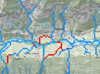 estrazione automatica del contorno e dei parametri dei sottobacini idrografici